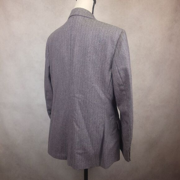 Vintage Anthony Allen Brown Wool Blend Two Button Blazer Size Med - Picture 4 of 13